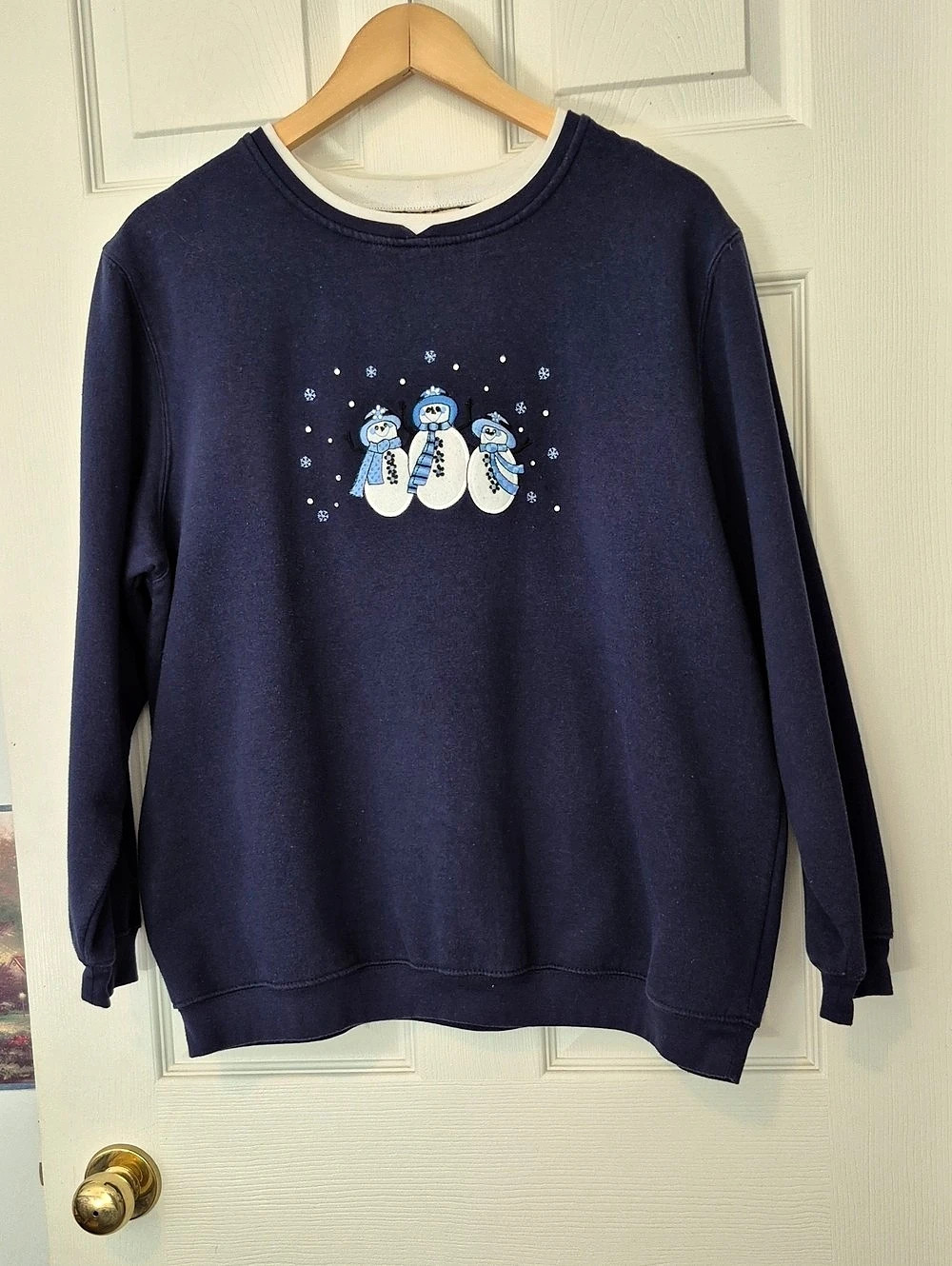 Blue Graphic Sweatshirt